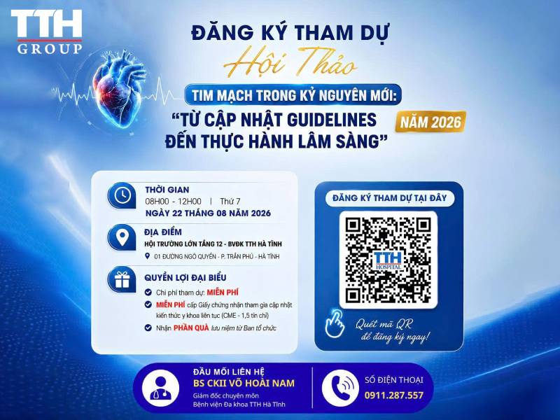 Thời gian và địa điểm tổ chức hội thảo khoa học tim mạch năm 2026